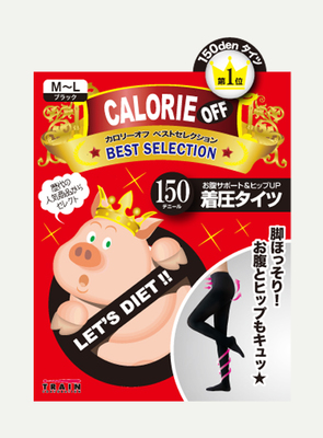 日本小猪150丹16kcal厚型提臀收腹瘦腿袜 (瘦腿燃脂)