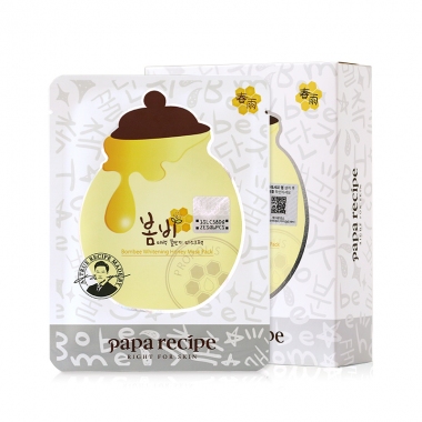 韩国Papa recipe春雨蜂蜜美白淡斑面膜10片/盒（防伪版）