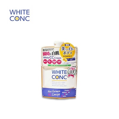 林允推荐!日本WHITE CONC美白VC保湿身体乳身体CC霜200g