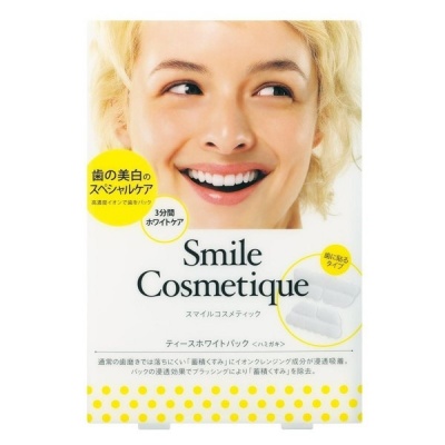 (COSME大赏第一)Smile Cosmetique美白牙贴 6入 -高浓负离子清洁去污亮白