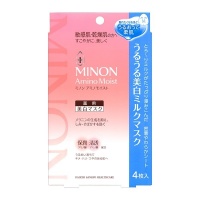 日本MINON 氨基酸保湿抗敏美白面膜4片入